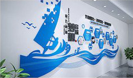 临武海浪主题文化墙如何设计？