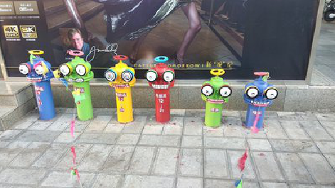 临武商业区彩绘