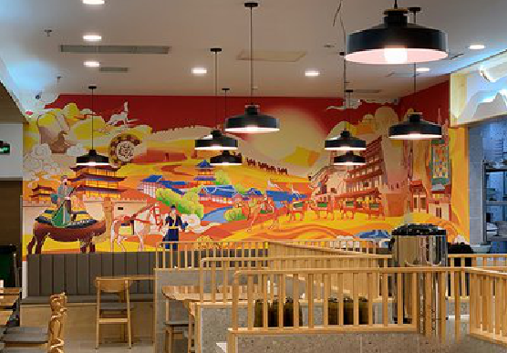 临武商业空间彩绘介绍。